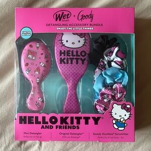 Hello Kitty and Friends Wet Brush + Goody Detangling Accessory Bundle
